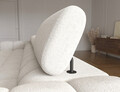Coltar extensibil dreapta 3 locuri ELTAP, LT-01AMO, Felro, 285x181x93 cm, lemn/poliester, alb