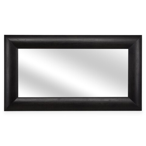 Oglinda pentru consola cu 1 sertar, chic, l.55 l.3 h.100, mdf/pal/furnir de mesteacan/sticla, wenge