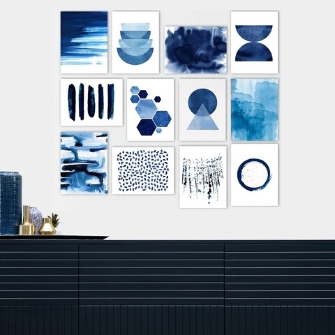 Set 12 tablouri decorative, 12MDF03, Lulu, 15×20 cm, plastic 12MDF03