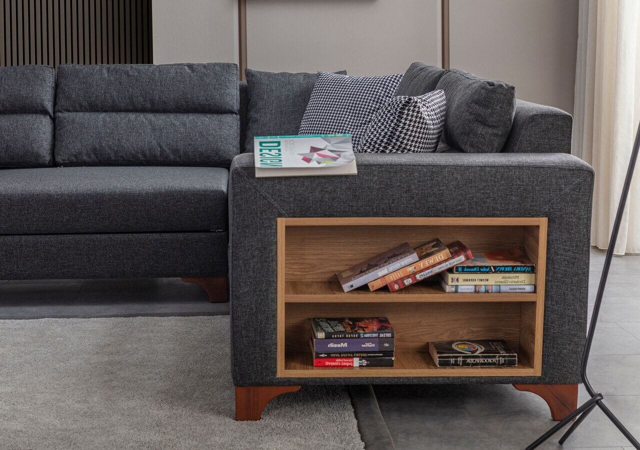Coltar, Atelier del Sofa, 752EST1390, Lemn de carpen/PAL melaminat, Antracit - view 5
