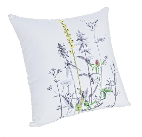 Perna decorativa, neottia, bizzotto, poliester, 40x40 cm