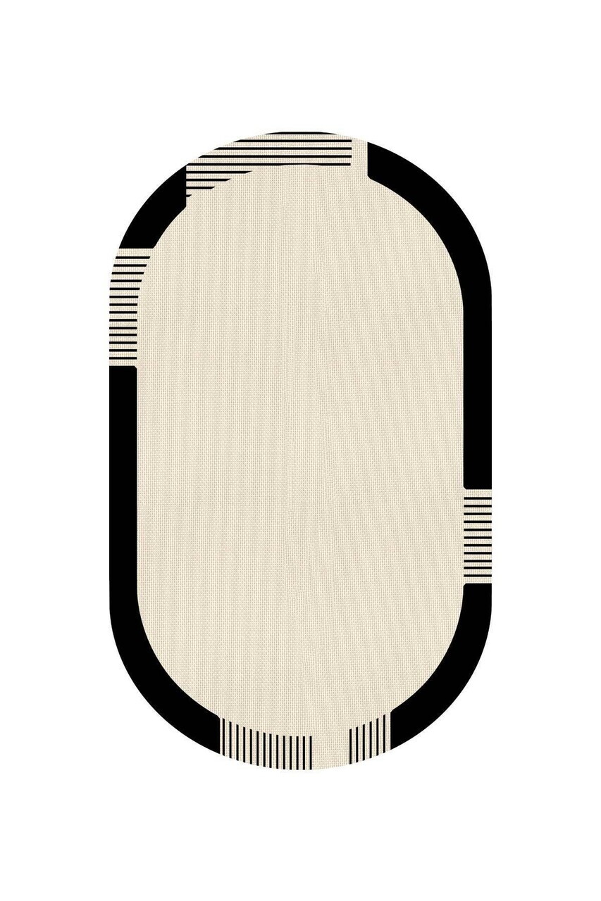 Covor, CLR-7219-215, 60x200 cm, Poliester, Crem — imaginea 2