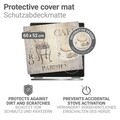 Protectie perete bucatarie Bistro, Wenko, 60x52 cm, PVC, multicolor