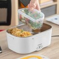 Caserola electrica pentru birou si masina Lunffi, InnovaGoods, 1.05 L, 60W, 23.5 x 17 x 10.5 cm