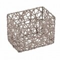 Cos decorativ pentru depozitare Wenko, Curly Taupe