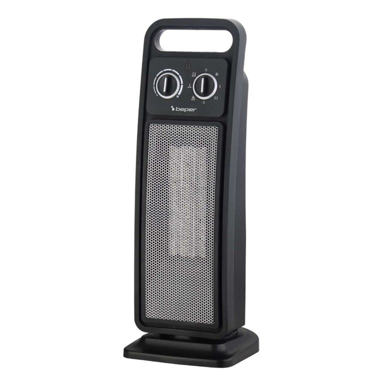 Aeroterma ceramica Beper, 21x19.5x53.5 cm, 2000W, ABS/metal, negru — imaginea 4