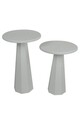 Set masuta de cafea, Rotexa, Lilyum (57 + 47), MDF , Alb