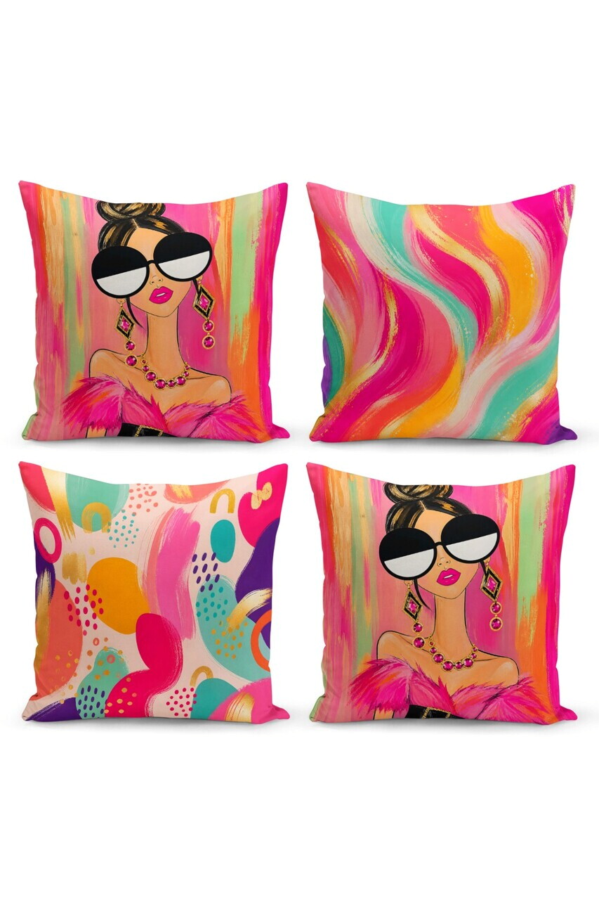Set fete de perna, Dsypopartset4-3, Poliester, Multicolor — imaginea 2
