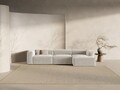 Coltar dreapta 4 locuri, Bergamo, Cosmopolitan Design, 344x152x70 cm, tesatura structurata, bej
