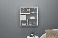 Raft de perete, Hanah Home, Myra09, 70.8x74.4x20 cm, Alb