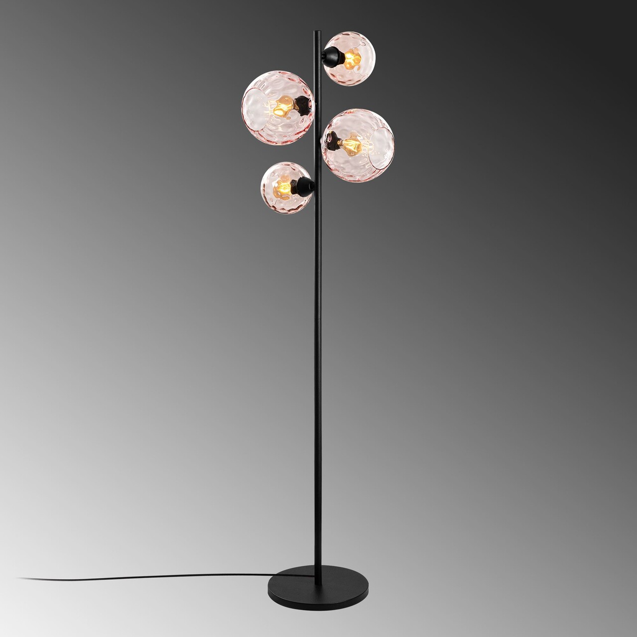 Lampadar, L'essentiel Maison, 521SHN3654, Roz/Negru - view 6