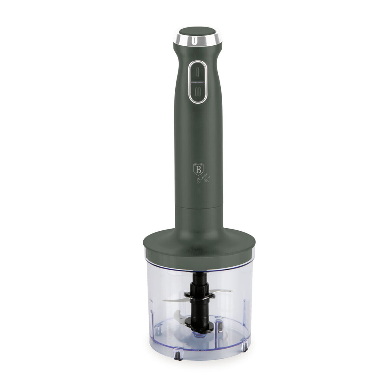 Set blender 6 in 1 Berlinger Haus, Matte Green, 800W, inox/plastic, verde mat - imagine 6