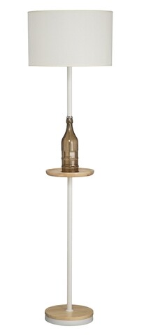 Lampadar bouteille, mauro ferretti, 1 x e27, 40w, Ø 42x158 cm, fier