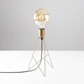 Lampa de masa, Sheen, 521SHN2223, Metal, Auriu