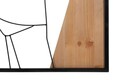 Decoratiune de perete Strip -B, Mauro Ferretti, 50x90 cm, fier/MDF, negru/maro
