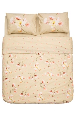 Lenjerie de pat magnolia, heinner home, 4 piese, 220x240 cm, bumbac, multicolor