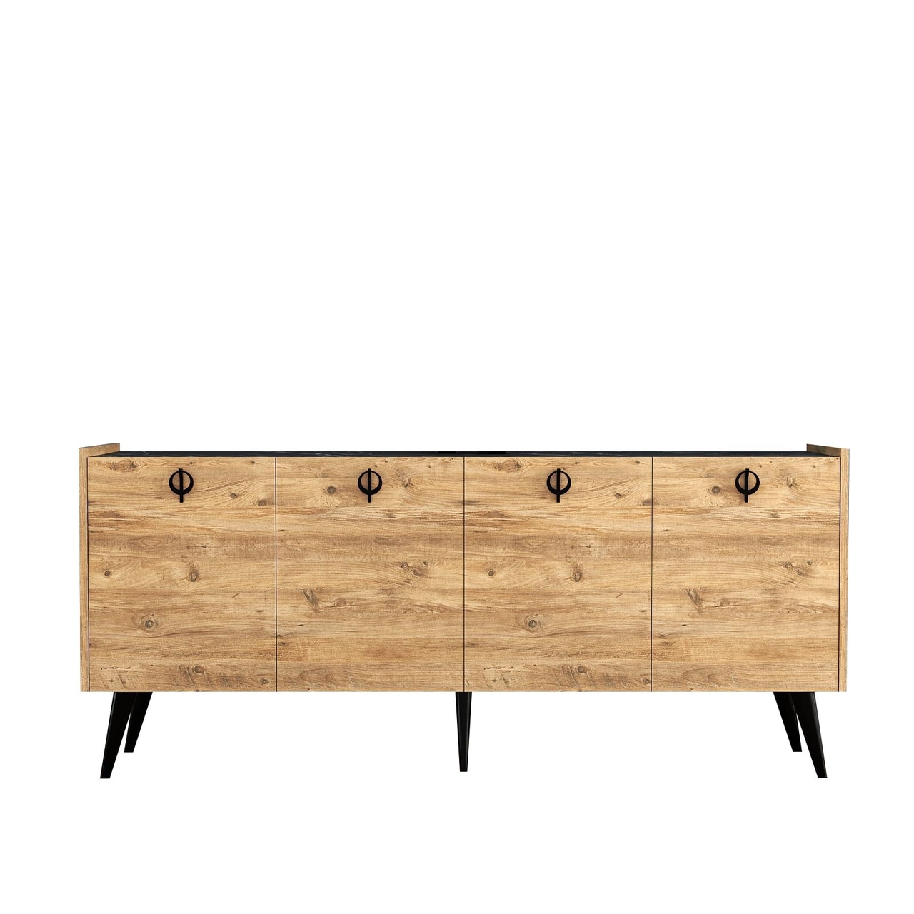 Consola, Hanah Home, Kaya, 180x79x40 cm, Maro - view 5
