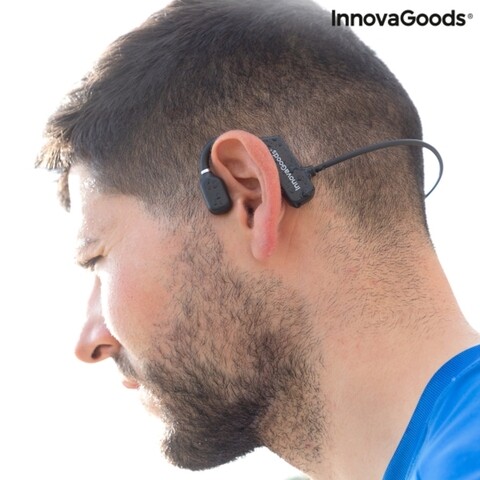 Casti sport cu suport pentru ureche, Freear InnovaGoods, Bluetooth, USB InnovaGoods