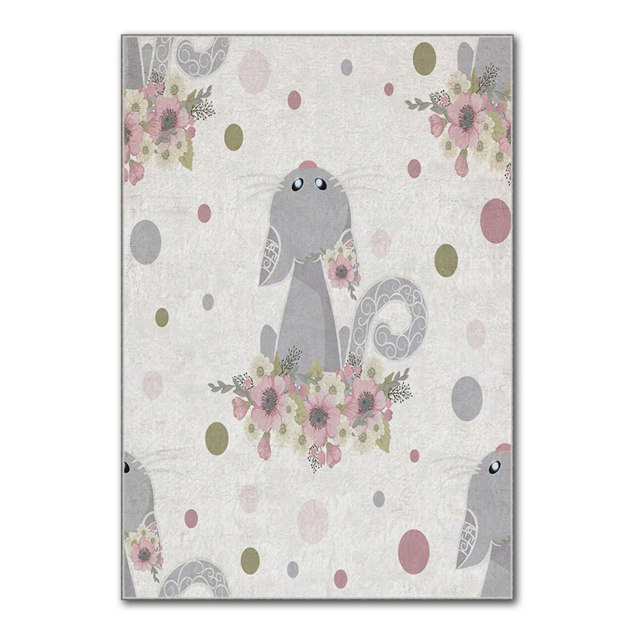 Covor, HMI KDC-51, 100x140 cm, Poliester, Multicolor