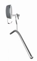Agatatoare cuier pliabil Premium Delta, WENKO, 8 x 2.5 x 12 cm, metal cromat/plastic/magnet, gri/argintiu