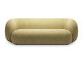 Canapea modulara 3 locuri, Kate, Micadoni, 213x99x76 cm, tesatura structurata, galben melanj