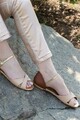 Sandale de damă, 326TNK2130 - 39, Twinkle, Nud / Tan
