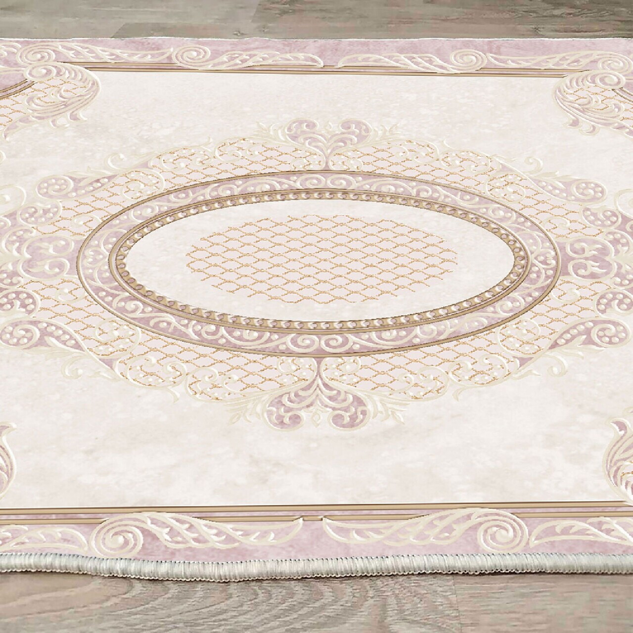 Covor, Els1858, 160x230 cm, Catifea, Multicolor — imaginea 4