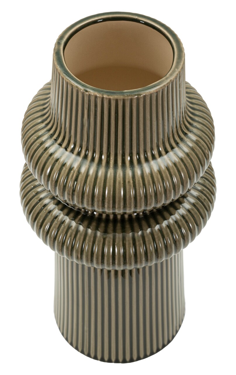 Vaza decorativa, Mauro Ferretti, Harmony, 18x36 cm, ceramica, verde - view 4