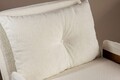 Canapea extensibilă cu 1 loc, Futon, 859FTN2340, Metal , Alb