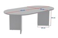Masuta de cafea, Nordure, Sable, Nuc/Alb