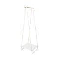 Suport imbracaminte, Compactor, Nora, 54 x 46.5 x 140 cm, inox, alb