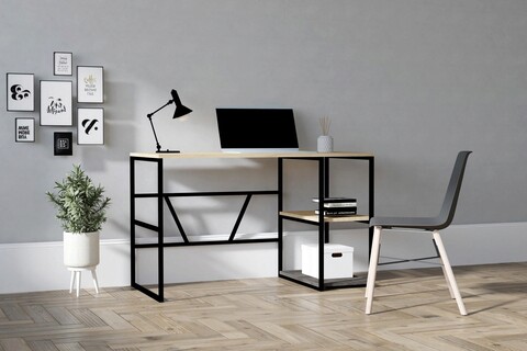 Birou, asse home, caste , 120x74x60 cm, maro