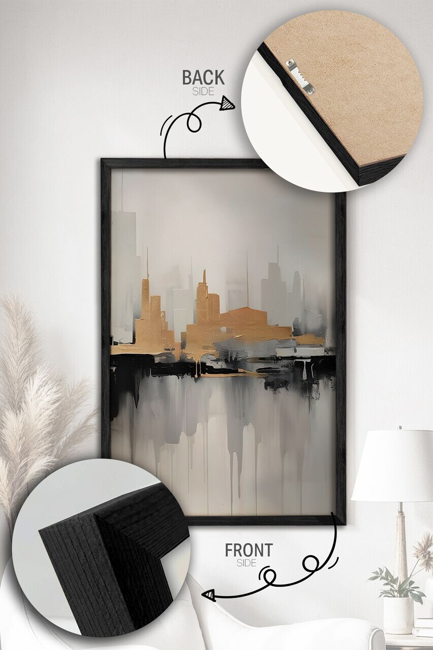 Tablou decorativ, Ersy3Syhcrv51, Lemn masiv, MDF, Multicolor - view 5