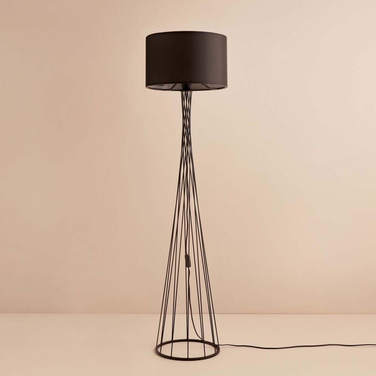 Lampadar, L'essentiel Maison, 780SGN3540, Negru