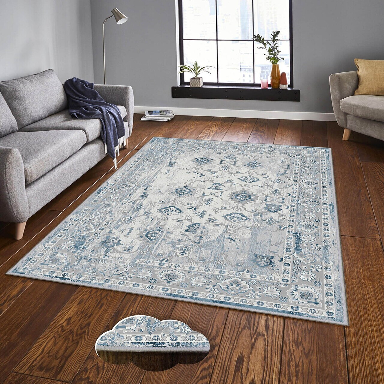 Covor Eexfab1060 160x230 cm Poliester Multicolor