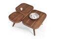 Masuta de cafea, Hanah Home, Sofya 102, 102x44x92 cm, LEMN MASIV DE FAG, Maro