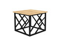 Masuta de cafea, Puqa Design, Woda, 53.5x41.8x53.5 cm, PAL, Safir / Negru