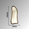 Oglinda Cheval, Hanah Home, Asimetrik Mirror, 80x180x1.5 cm, Maro