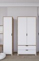Dulap pentru haine, Miwood, Nisan 1600-019, Nuc deschis