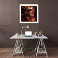 Tablou decorativ T702, Neostill, sticla temperata, 70x70 cm