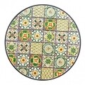 Masa pentru gradina, Naxos Round, Bizzotto, Ø60x75 cm, otel/ceramica