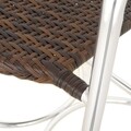 Scaun bar pentru exterior, Cosmopolis, 56x57x112 cm, maro