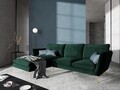 Coltar stanga, Verveine, Mazzini Sofas, 5 locuri, 286x190x96 cm, catifea, verde bottle