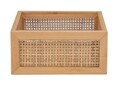 Cutie depozitare, Wenko, Allegre M, 15 x 7 x 15 cm, bambus/ratan, natur