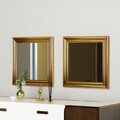 Set de oglinzi, Siam, Bale, MDF , Auriu