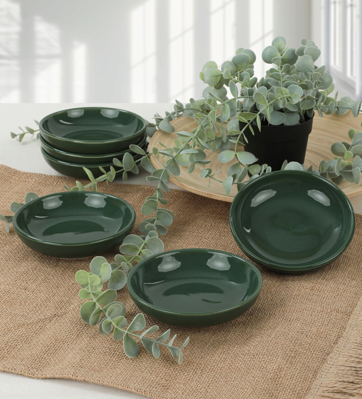 Set boluri pentru sos, Keramika, 275KRM1454, Ceramica, Verde