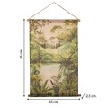 Decoratiune de perete Wild, Creaciones Meng, 65x95 cm, in/lemn de brad chinezesc