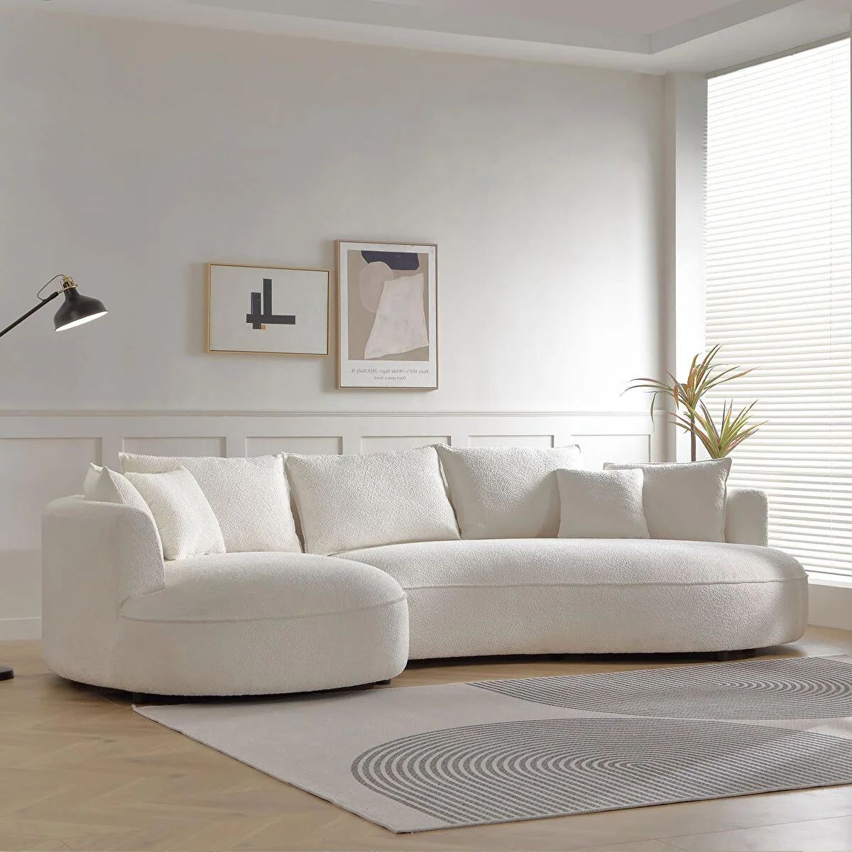 Coltar, Atelier del Sofa, 752EST1343, Frame: 70% HORNBEAM/30% MELAMINE COATED CHIPBOARD, Alb