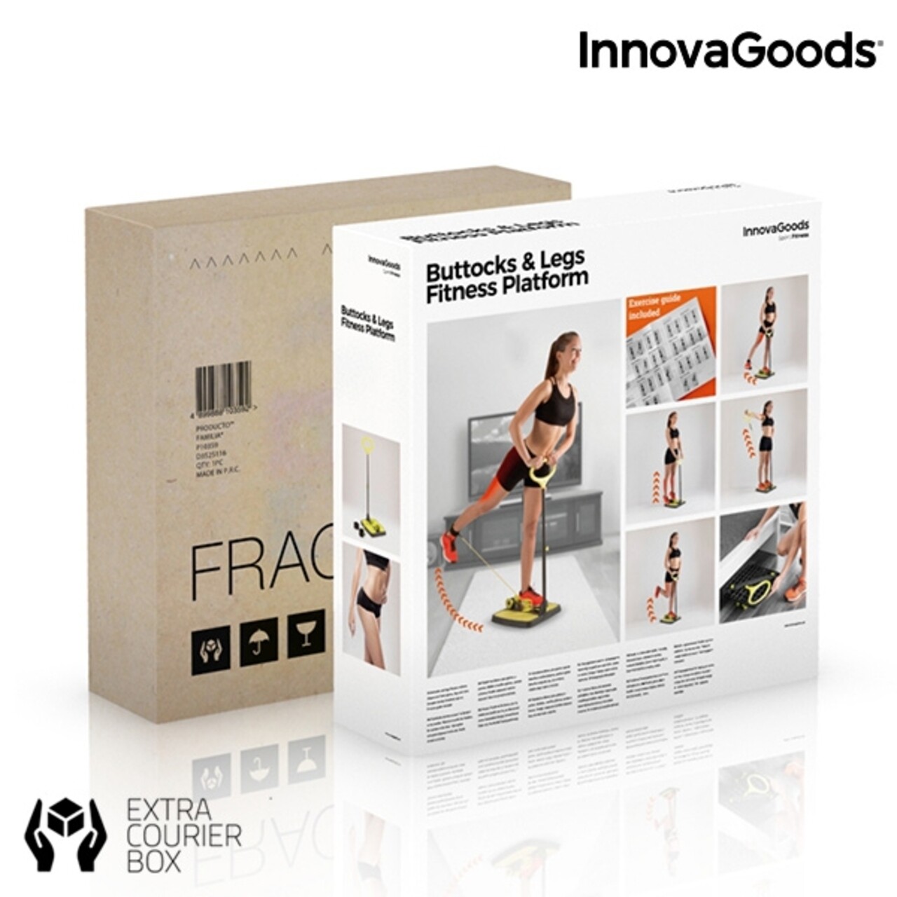 Platforma De Fitness Pentru Fese Si Picioare InnovaGoods + Ghid De Exercitii