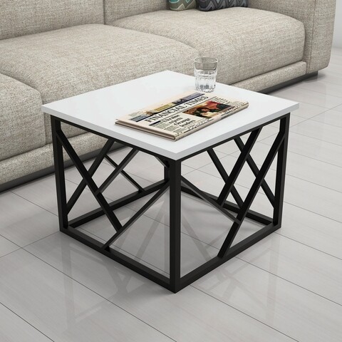 Masuta de cafea Zinus Sea, Comforty, 95x55x43 cm, stejar de mare Comforty